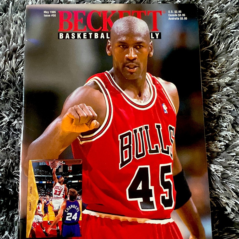 Beckett basketball magazine may 1995 Issue#58